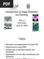 Download Introduction to Deep Reactive Ion Etching by Felix Lu SN14811408 doc pdf