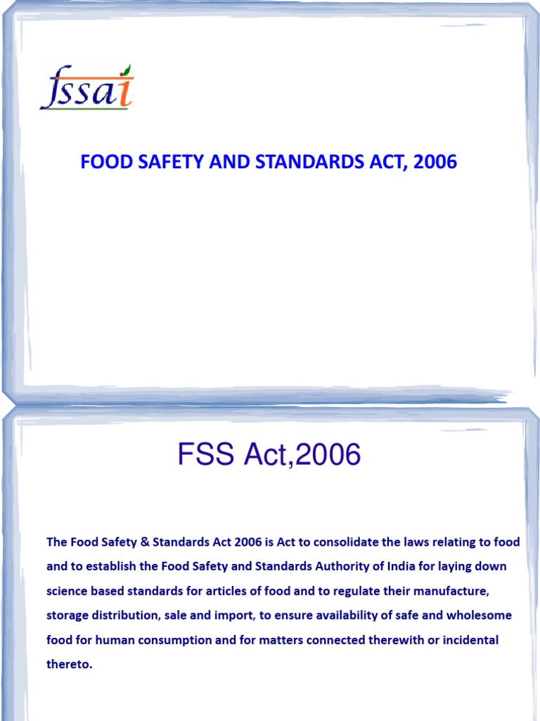 Food Safety Act PDF Food Safety Safety