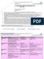 NHS Antibiotic Guidelines For Primary Care 2013