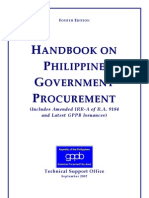 Handbook On Phil. Gov't Procurement