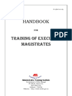 Handbook For Executive Magistrates