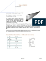 Dimensiones Viga I AAHSTO