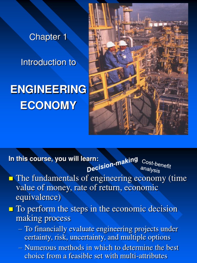 Engeco Chap 01 Introduction To Engineering Economy - 
