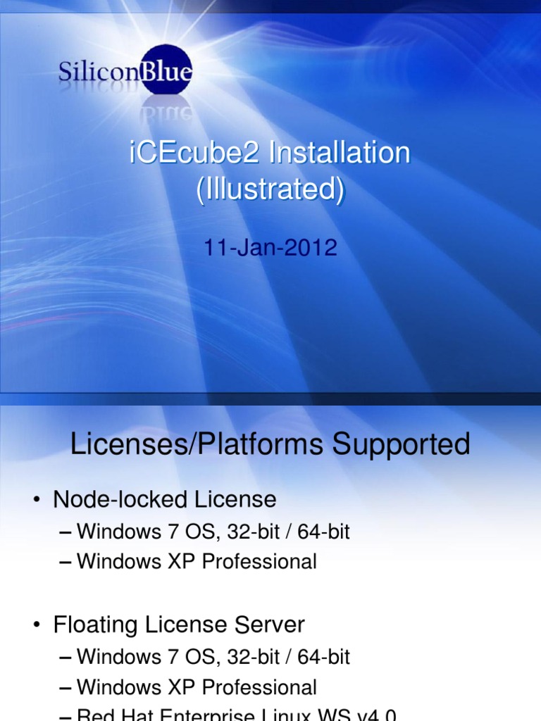 iCEcube2 Installation Guide | PDF | Installation (Computer Programs ...