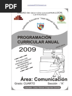 Download PROGRAMACION ANUAL 2009 COMUNICACIN by cesarmanuel0710 SN14814247 doc pdf
