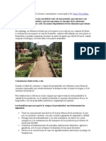 Consumo de Proximidad y Huertos Comunitarios o Municipales Por Josep Vives