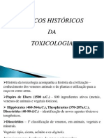 História da toxicologia e conceitos básicos-aula 1