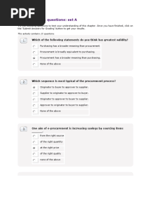 Multiple Choice Questions