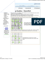 Solving Sudoku: Swordfish: Google Business Website