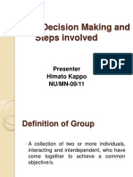 Group Decision Making