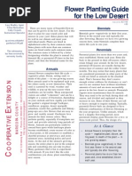 Download Gardening Flower Planting Guide for the Low Desert by Derya SN14816773 doc pdf