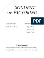 What is Factoring