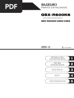 Download Suzuki GSX-R600K6 2006 Parts List by stevecrume3435 SN148170201 doc pdf