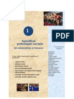 01 Tema 1.1 Specificul Psihologiei Sociale