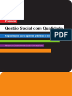 Programa Gestao Social Com Qualidade Capacitacao Para Agentes Publicos e Sociais