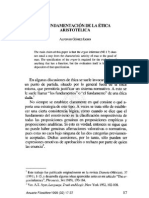 Gómez-Lobo, Alfonso, La fundamentación de la ética aristotélica, 1999