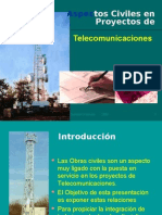 Aspectos Civiles para Bases Terrestres de Telecomunicaciones  ( Microvawe antenna ground stations 