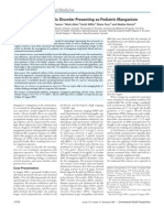 A Metabolic Disorder Presenting as Pediatric Manganism