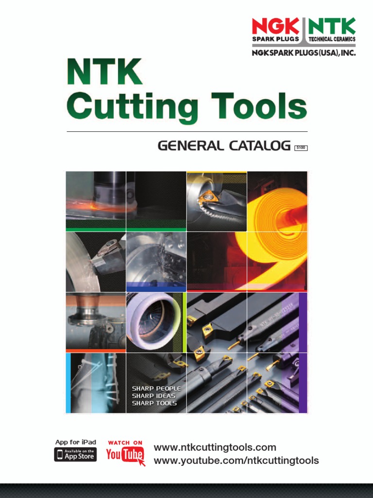 NTK Cutting Tools Product Catalogue | PDF