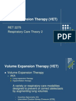 RET 2275 Volume Expasion Therapy