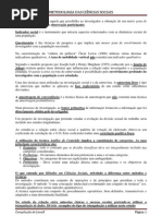 Apontamentos de METODOLOGIA DAS CIÊNCIAS SOCIAIS1 - MÉTODOS QUALITATIVOS_QUANTITATIVOS