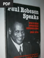 Paul Robeson Speaks Writings Speeches Interviews 1918 1974