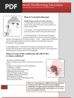 Pre-Treatment Swallowing Exercises