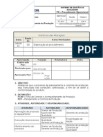 08.0 - PO Planejamento e Controle da Produção - PCP