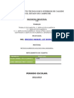 Diferenciación Numérica