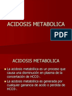 Acidosis Metabolica