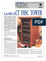 Woodworking Plans - Compact Disc Tower