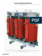 Dry Transformer Percent Impedance Definition