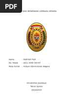 Download Tugas Dan Wewenang Lembaga Negara HAN by fadfiq SN148246472 doc pdf