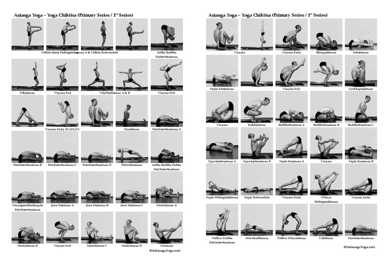 Asana Sequence - Ashtanga Yoga Series1 | PDF | Self-Improvement | Wellness