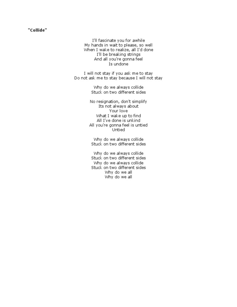 Collide | PDF