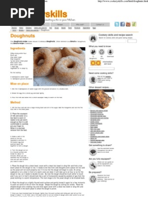 Doughnuts Recipe Recipes Cookeryskills Doughnut Dough
