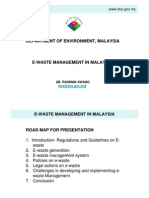 Malaysia's E-Waste Management Roadmap