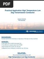 High Temperature Low Sag Conductor