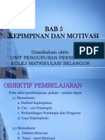 Bab 5 Kepimpinan Motivasi 130317225910 Phpapp02