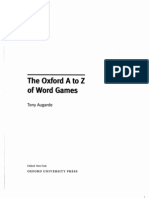 (LibrosEnInglés) Guía Oxford de La A A La Z Sobre Juegos de Palabras