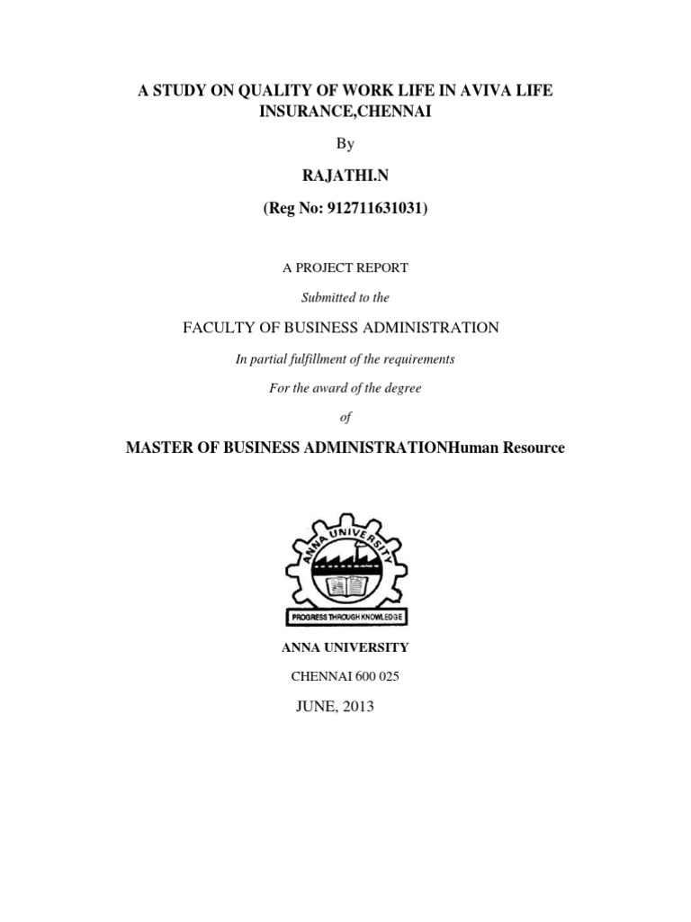 thesis master of business administration