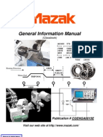 Mazak General Information Manual - CGENGA0015E PDF