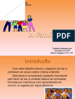 A Familia. Sociologia Power Point