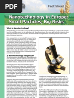 Download Nanotechnology in Europe Small Particles Big Risks by Food and Water Watch SN14827750 doc pdf
