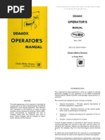 EMD DD40X Operating Manual