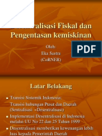 Desentralisasi Fiskal Dan Pengentasan Kemiskinan