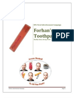 Advertisement Campaign Forhan's Toothpaste