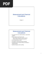 Chemistry Measurements