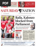 Daily Nation Saturday 15th June 2013 | Excise | Kenya - 