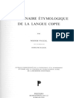Vycichl Dictionnaire Etymologique de La Langue Copte